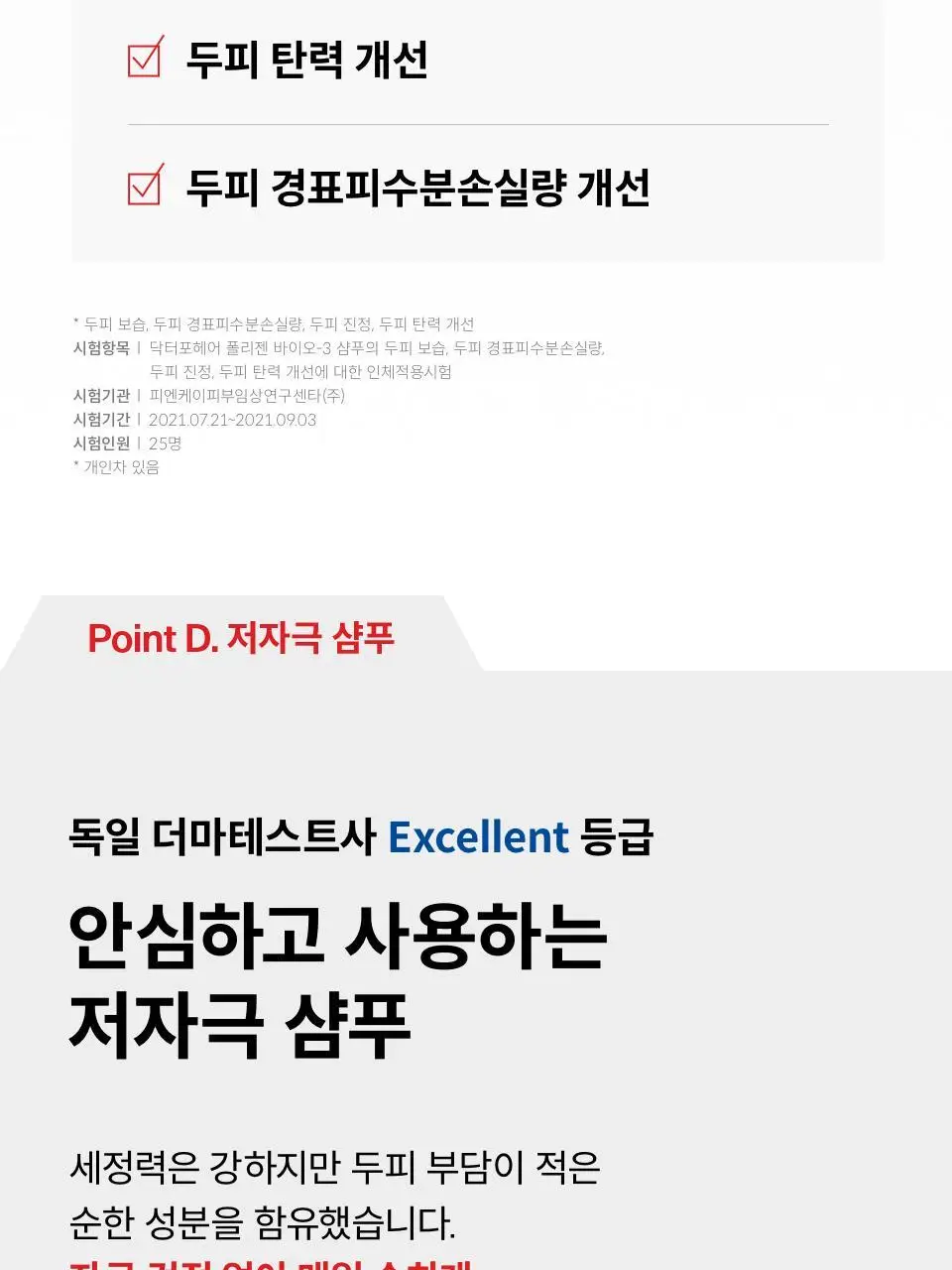[대용량 샴푸 기획] 닥터포헤어 폴리젠 바이오-3 샴푸 750ml+ 200ml 탈모증상완화 샴푸 상세페이지 26